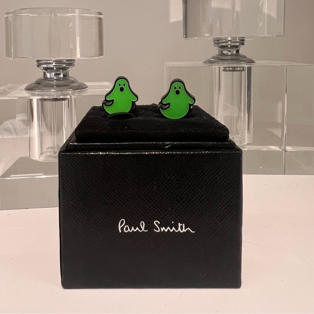 Designer Paul Smith Ghost Cufflinks.